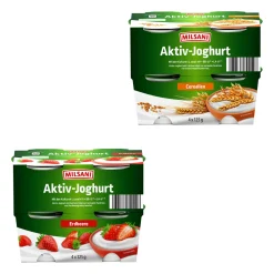 MILSANI Aktiv-Joghurt- Joghurt, Quark & Milchdesserts Bei Aldi Nord.