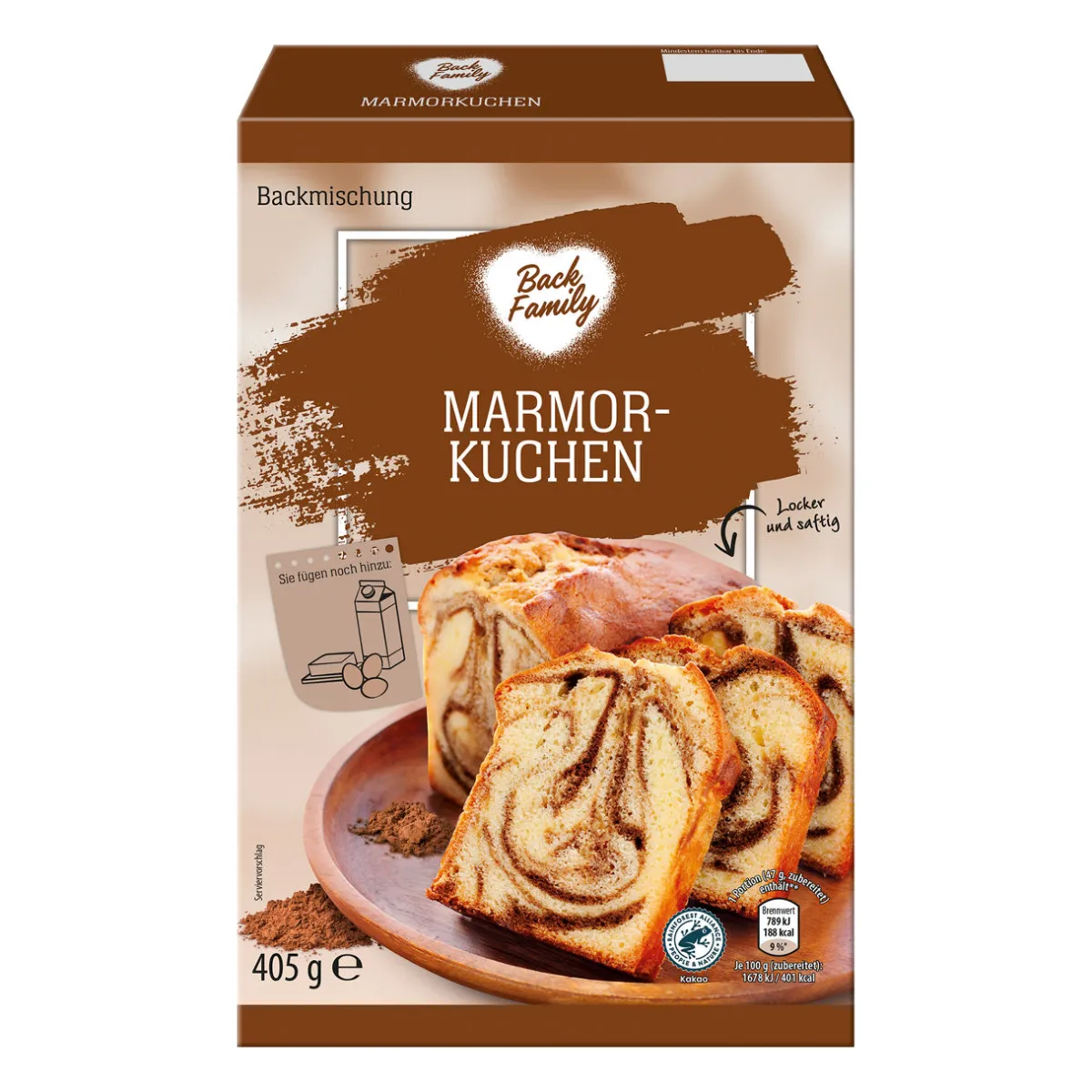 BACK FAMILY Backmischung- Backzutaten, Backmischungen & Dekor Bei Aldi Nord.