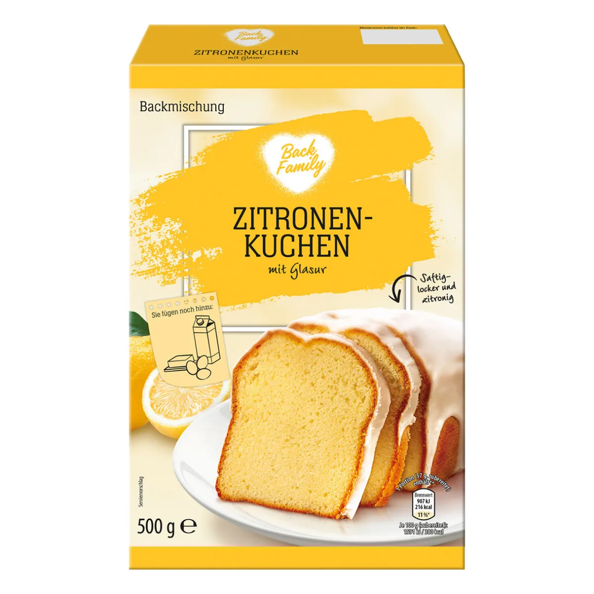BACK FAMILY Backmischung- Backzutaten, Backmischungen & Dekor Bei Aldi Nord.