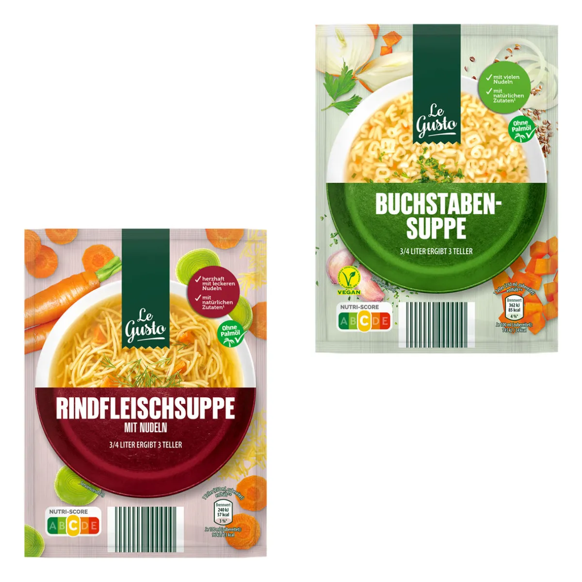 LE GUSTO Beutelsuppe- Suppen & Eintöpfe Bei Aldi Nord.