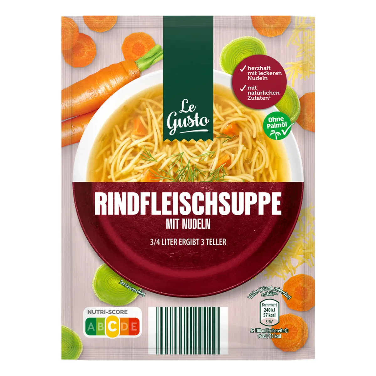 LE GUSTO Beutelsuppe- Suppen & Eintöpfe Bei Aldi Nord.