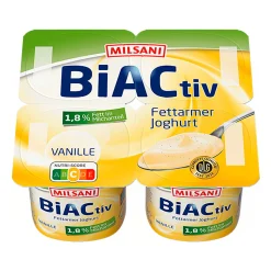 MILSANI Biactiv- Joghurt, Quark & Milchdesserts Bei Aldi Nord.