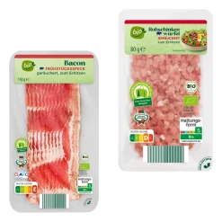 BIO -Bacon- Schweinefleisch Bei Aldi Nord.