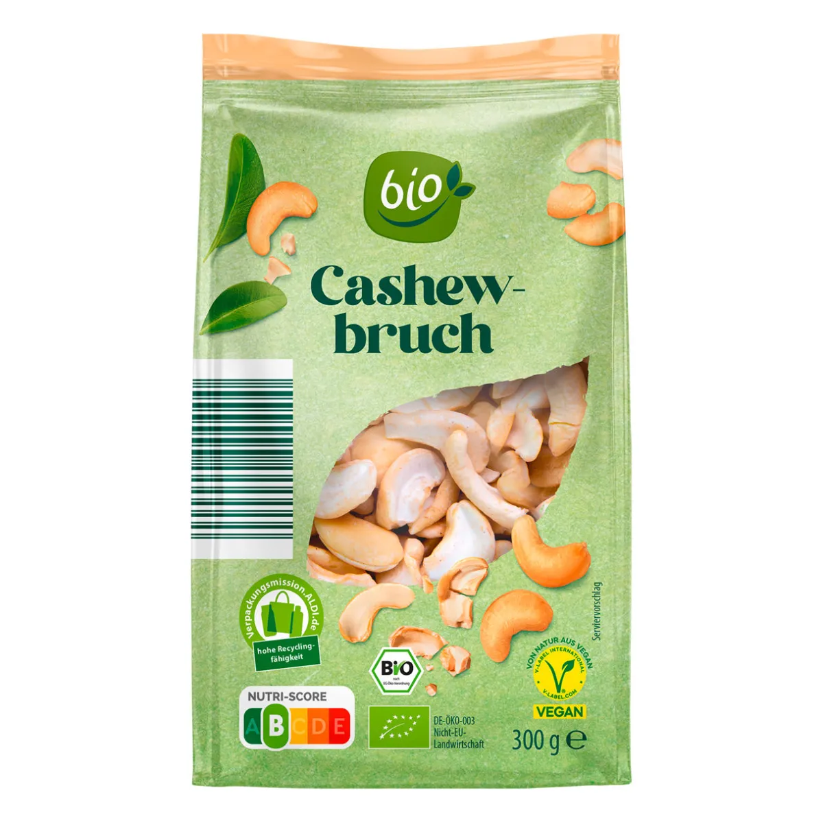 BIO -Cashewbruch- Nüsse, Trockenfrüchte, Kerne & Samen Bei Aldi Nord.