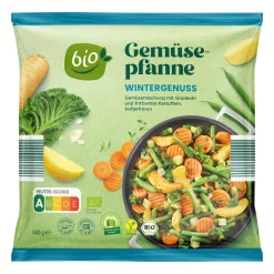BIO -Gemüsepfanne- Fertiggerichte Für Mikrowelle & Pfanne Bei Aldi Nord.|Tiefkühlgemüse Und -Obst Bei Aldi Nord.