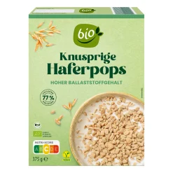 BIO -Haferpops- Cornflakes & Cerealien Bei Aldi Nord.|Vegane Fertigprodukte & Vorräte Bei Aldi Nord.