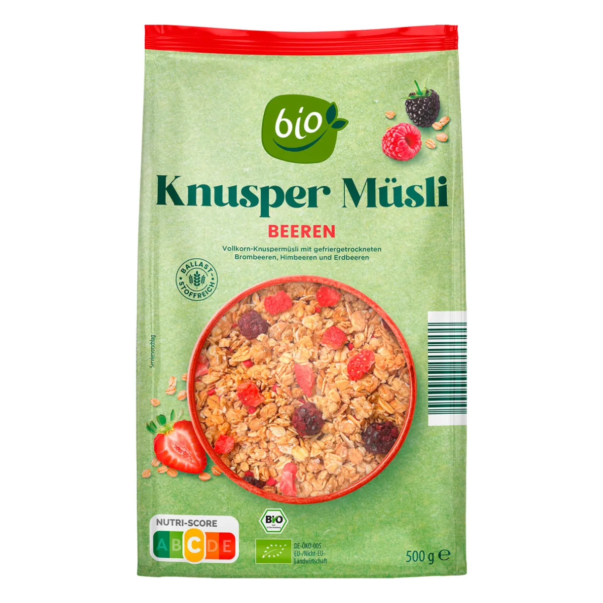 BIO -Knuspermüsli- Haferflocken, Müsli & Müsliriegel Bei Aldi Nord.