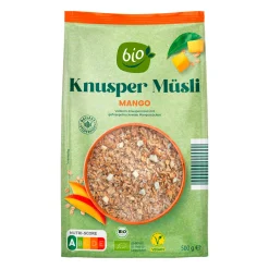 BIO -Knuspermüsli- Haferflocken, Müsli & Müsliriegel Bei Aldi Nord.