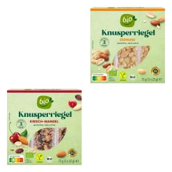 BIO -Knusperriegel- Haferflocken, Müsli & Müsliriegel Bei Aldi Nord.