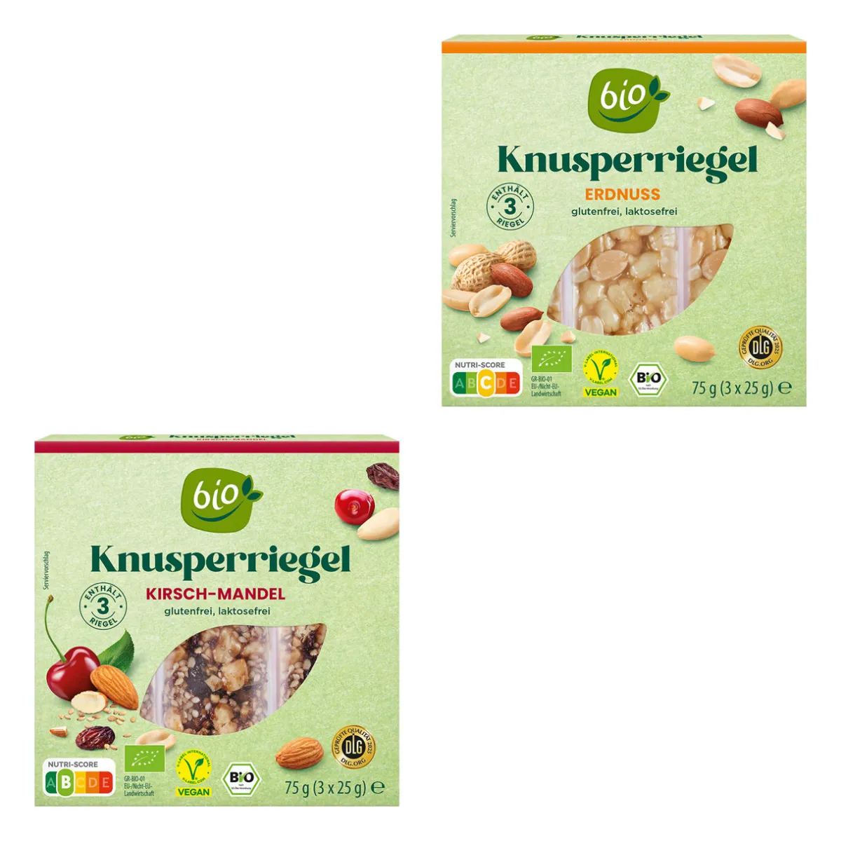 BIO -Knusperriegel- Haferflocken, Müsli & Müsliriegel Bei Aldi Nord.