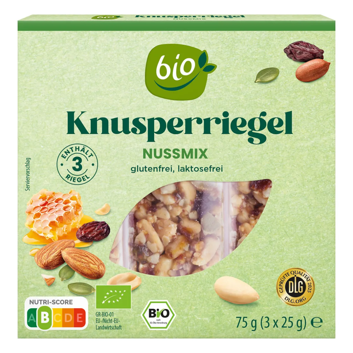 BIO -Knusperriegel- Haferflocken, Müsli & Müsliriegel Bei Aldi Nord.