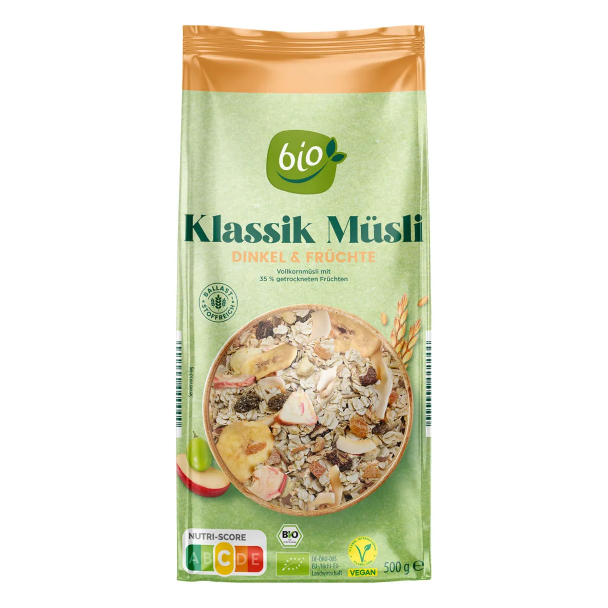 BIO -Müsli- Haferflocken, Müsli & Müsliriegel Bei Aldi Nord.