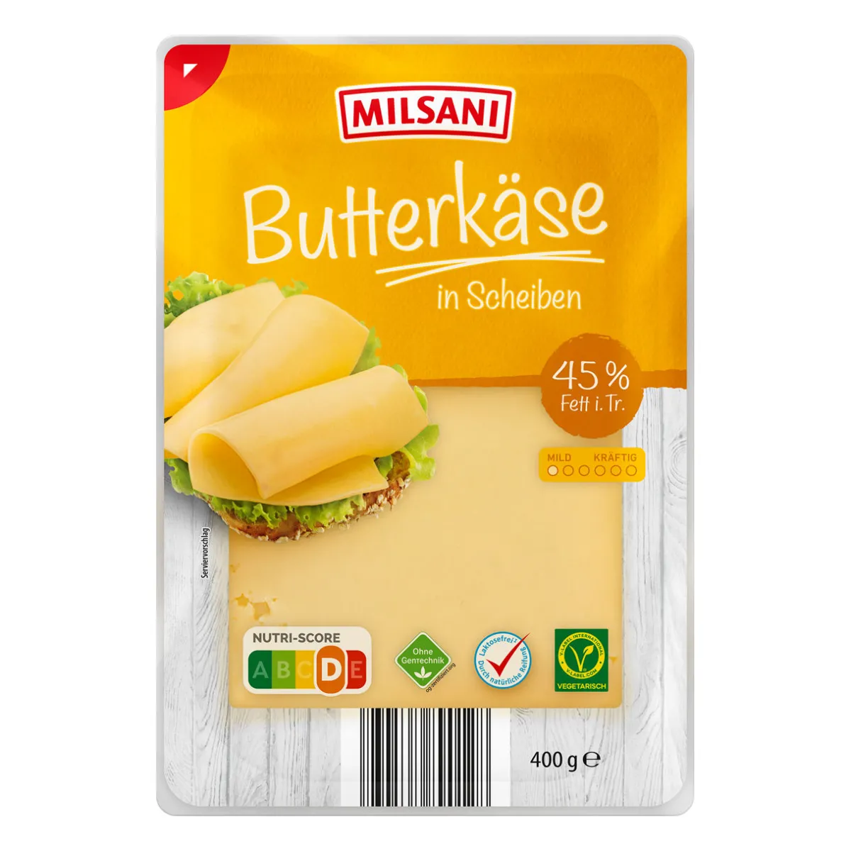 MILSANI Butterkäse- Scheibenkäse & Geriebener Käse Bei Aldi Nord.