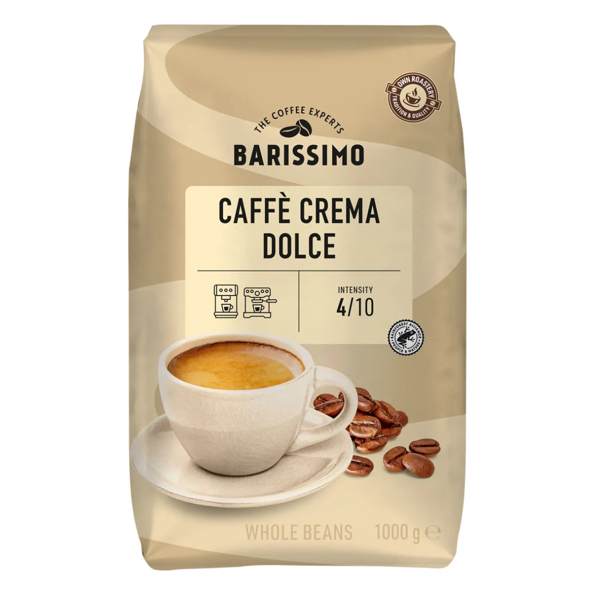 BARISSIMO Caffè Crema Dolce- Kaffee Bei Aldi Nord.
