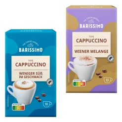 BARISSIMO Cappuccino- Kaffee Bei Aldi Nord.