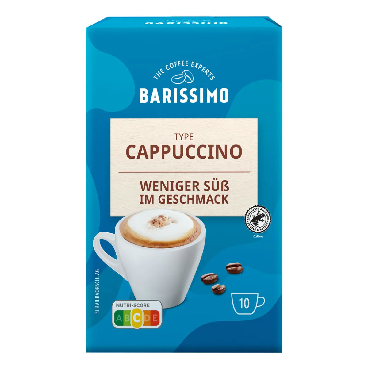BARISSIMO Cappuccino- Kaffee Bei Aldi Nord.