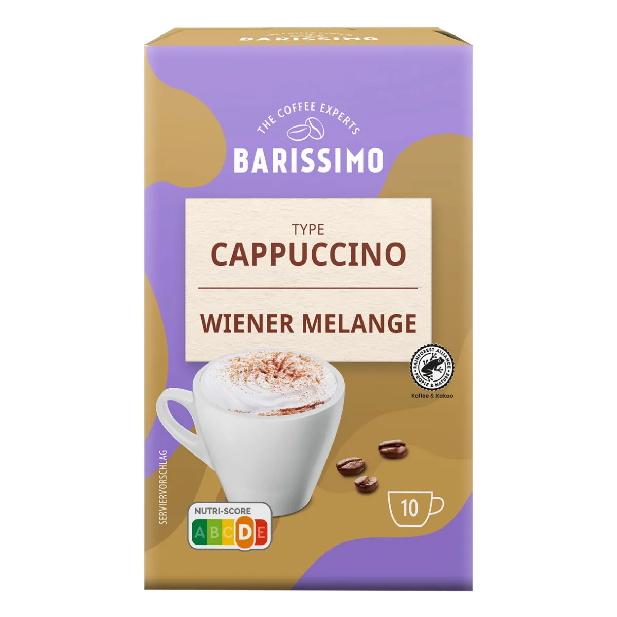 BARISSIMO Cappuccino- Kaffee Bei Aldi Nord.