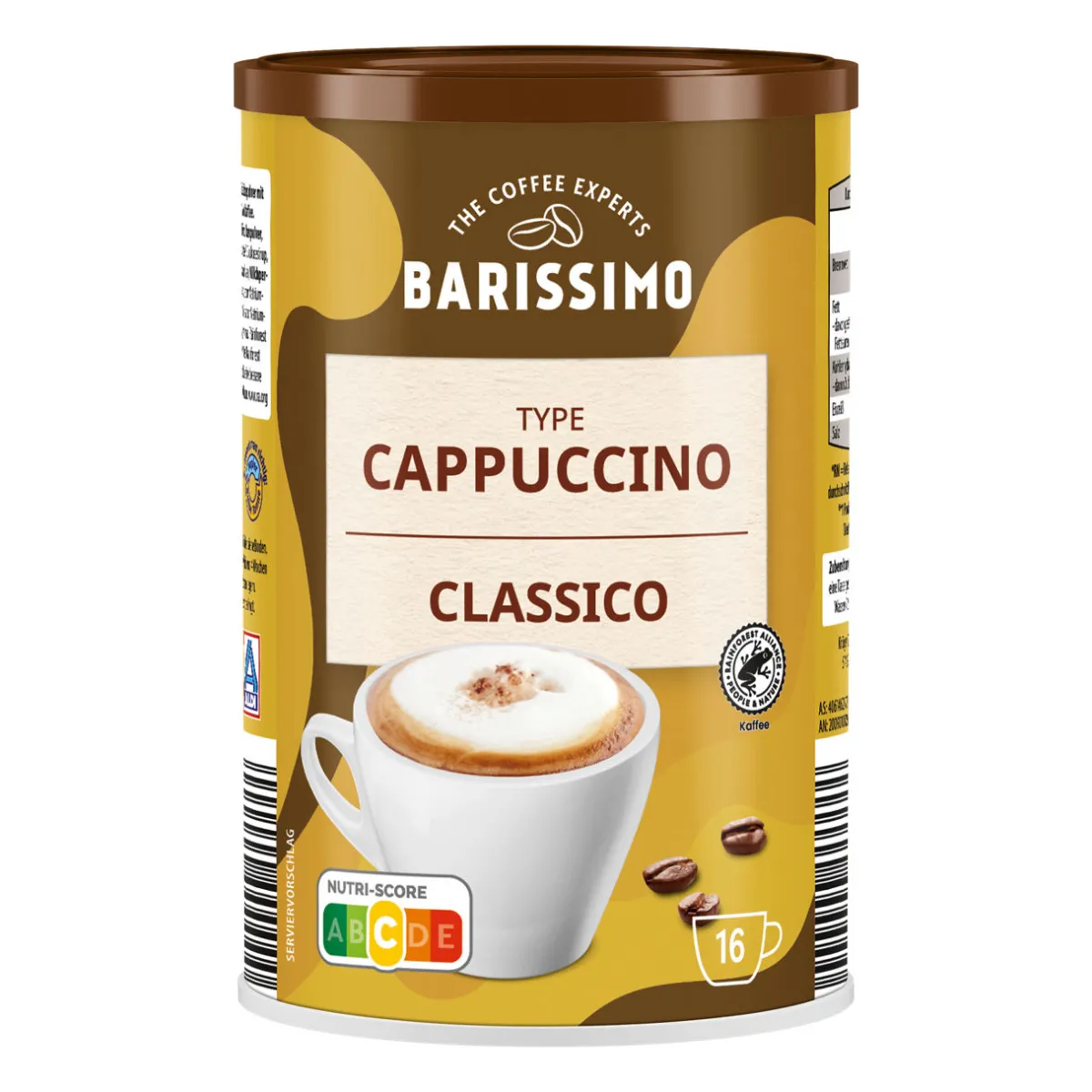 BARISSIMO Cappuccino Classico- Kaffee Bei Aldi Nord.