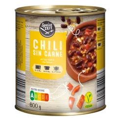 SPEISEZEIT Chili con / sin Carne- Suppen & Eintöpfe Bei Aldi Nord.