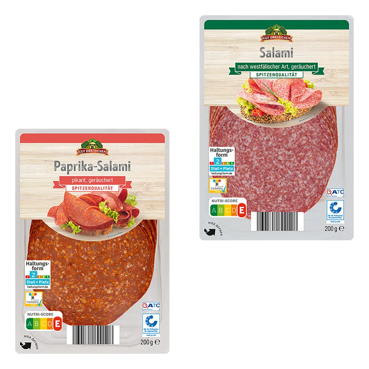 GUT DREI EICHEN Dauerwurst- Wurstaufschnitt & Streichwurst Bei Aldi Nord.