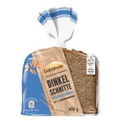 GOLDÄHREN Dinkelbrot Schnitte mit Sonnenblumenkernen- Brot & Toast Bei Aldi Nord.