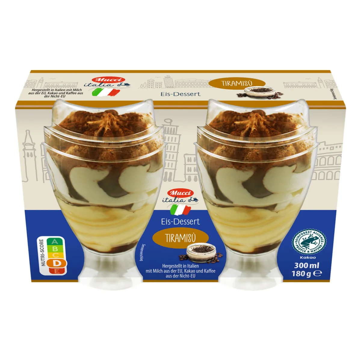 MUCCI Eisdessert im Becher- Eisbecher & Eis-Toppings Bei Aldi Nord.