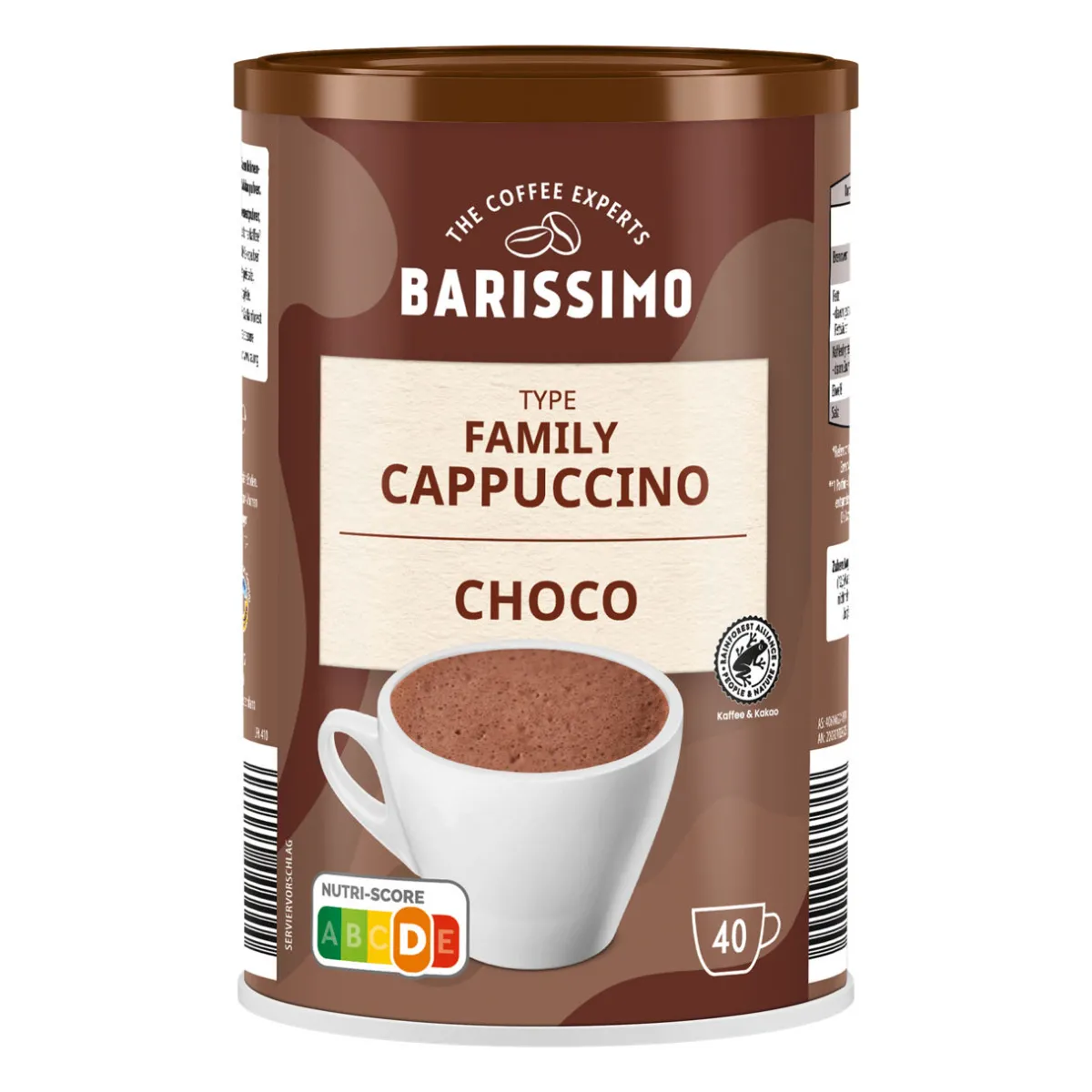 Barissimo Family Cappuccino- Kaffee Bei Aldi Nord.