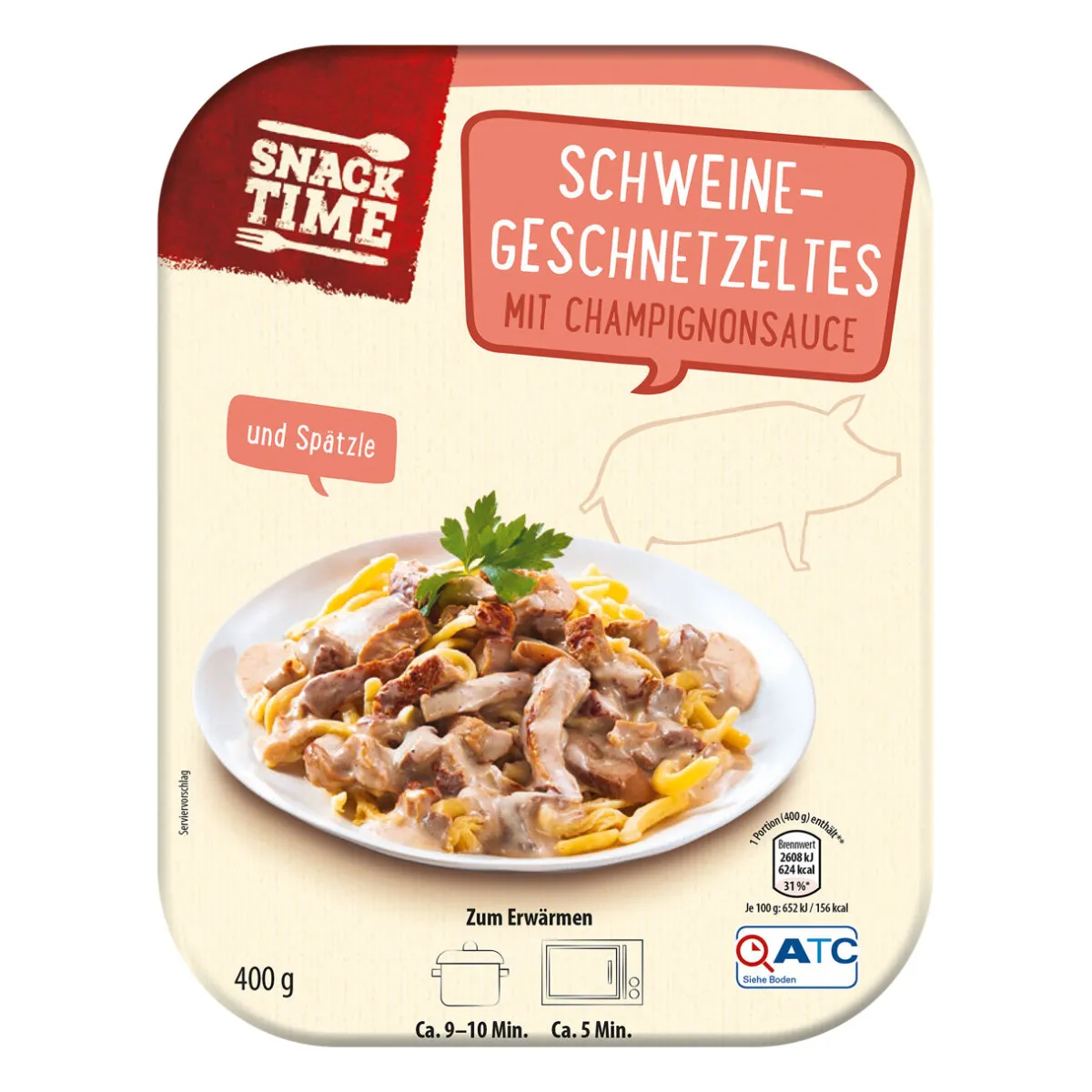 SNACK TIME Fertiggericht- Fertiggerichte Für Mikrowelle & Pfanne Bei Aldi Nord.