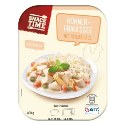 SNACK TIME Fertiggericht- Fertiggerichte Für Mikrowelle & Pfanne Bei Aldi Nord.