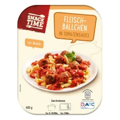 SNACK TIME Fertiggericht- Fertiggerichte Für Mikrowelle & Pfanne Bei Aldi Nord.