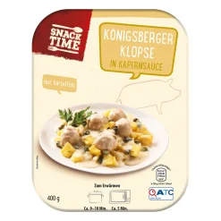 SNACK TIME Fertiggericht- Fertiggerichte Für Mikrowelle & Pfanne Bei Aldi Nord.