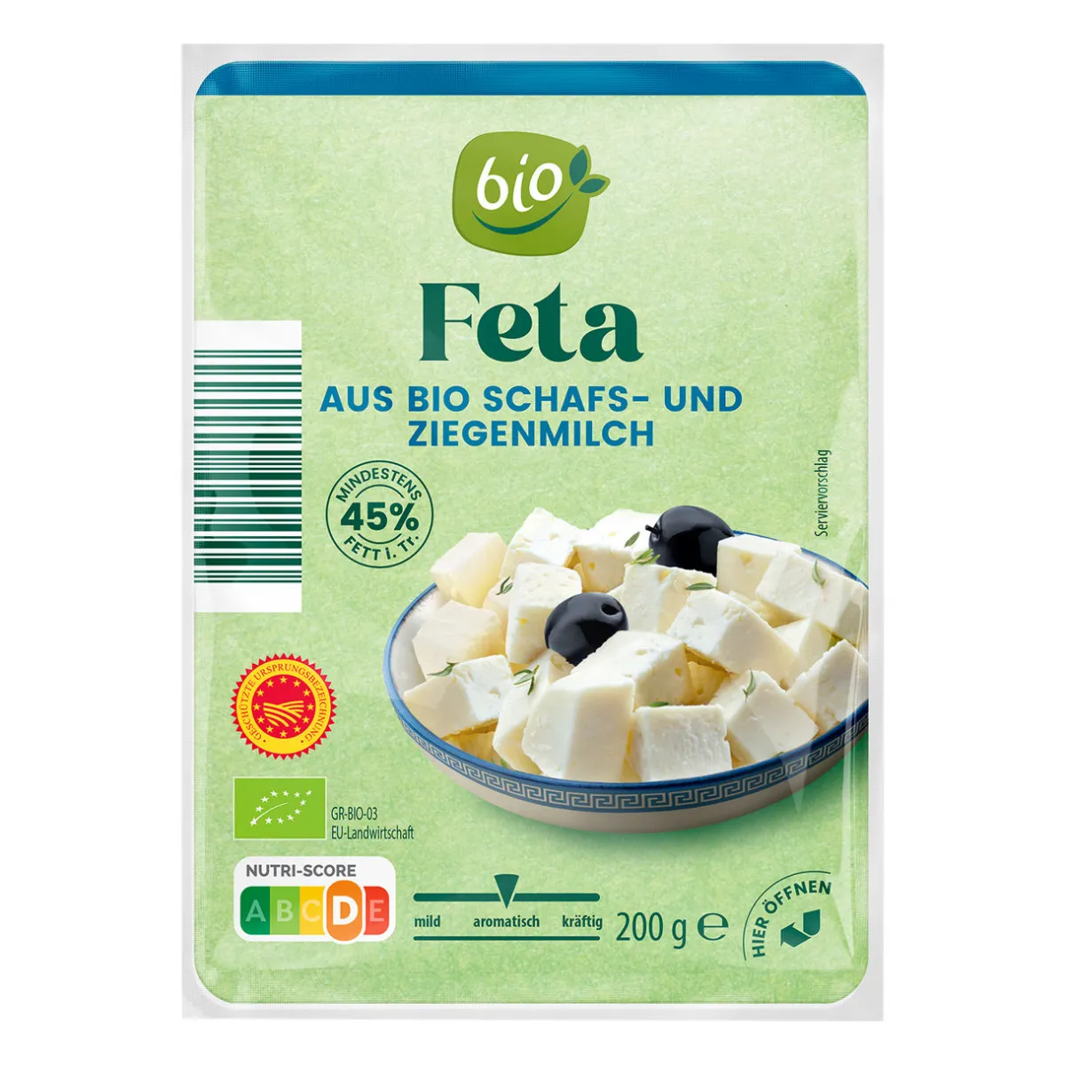 BIO Feta- Hartkäse & Käse Am Stück Bei Aldi Nord.