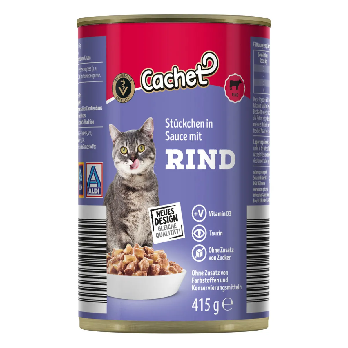CACHET Feuchtfutter- Katzenfutter & Katzenstreu Bei Aldi Nord.
