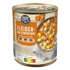 SPEISEZEIT Fleischbällchentopf- Suppen & Eintöpfe Bei Aldi Nord.