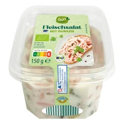BIO Fleischsalat- Schweinefleisch Bei Aldi Nord.|Wurstaufschnitt & Streichwurst Bei Aldi Nord.