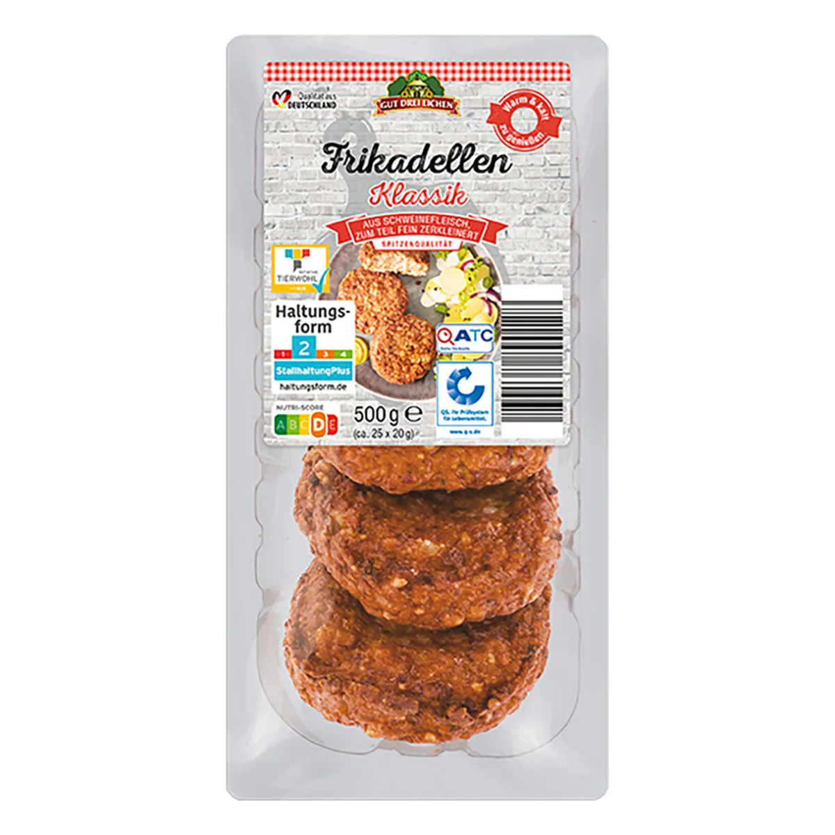 GUT DREI EICHEN Frikadellen- Schweinefleisch Bei Aldi Nord.