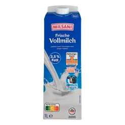MILSANI Frische Vollmilch- Milch & Milchgetränke Bei Aldi Nord.