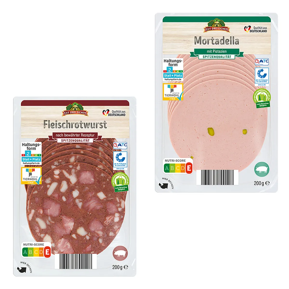 GUT DREI EICHEN Frischwurst- Wurstaufschnitt & Streichwurst Bei Aldi Nord.
