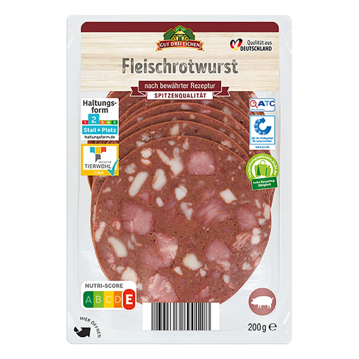 GUT DREI EICHEN Frischwurst- Wurstaufschnitt & Streichwurst Bei Aldi Nord.