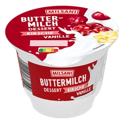 MILSANI Fruchtbuttermilch-Dessert- Joghurt, Quark & Milchdesserts Bei Aldi Nord.|Desserts & Süßspeisen Bei Aldi Nord.