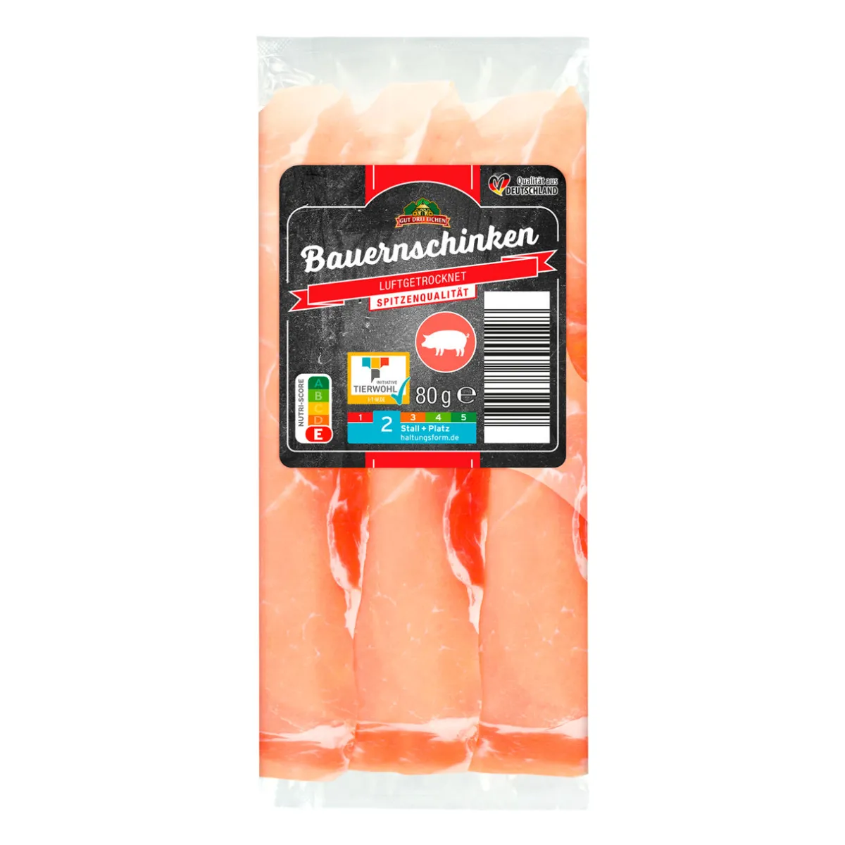 GUT DREI EICHEN Genießerschinken- Schweinefleisch Bei Aldi Nord.|Schinken & Salami Bei Aldi Nord.