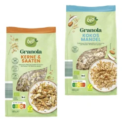 BIO Granola- Haferflocken, Müsli & Müsliriegel Bei Aldi Nord.|Vegane Fertigprodukte & Vorräte Bei Aldi Nord.