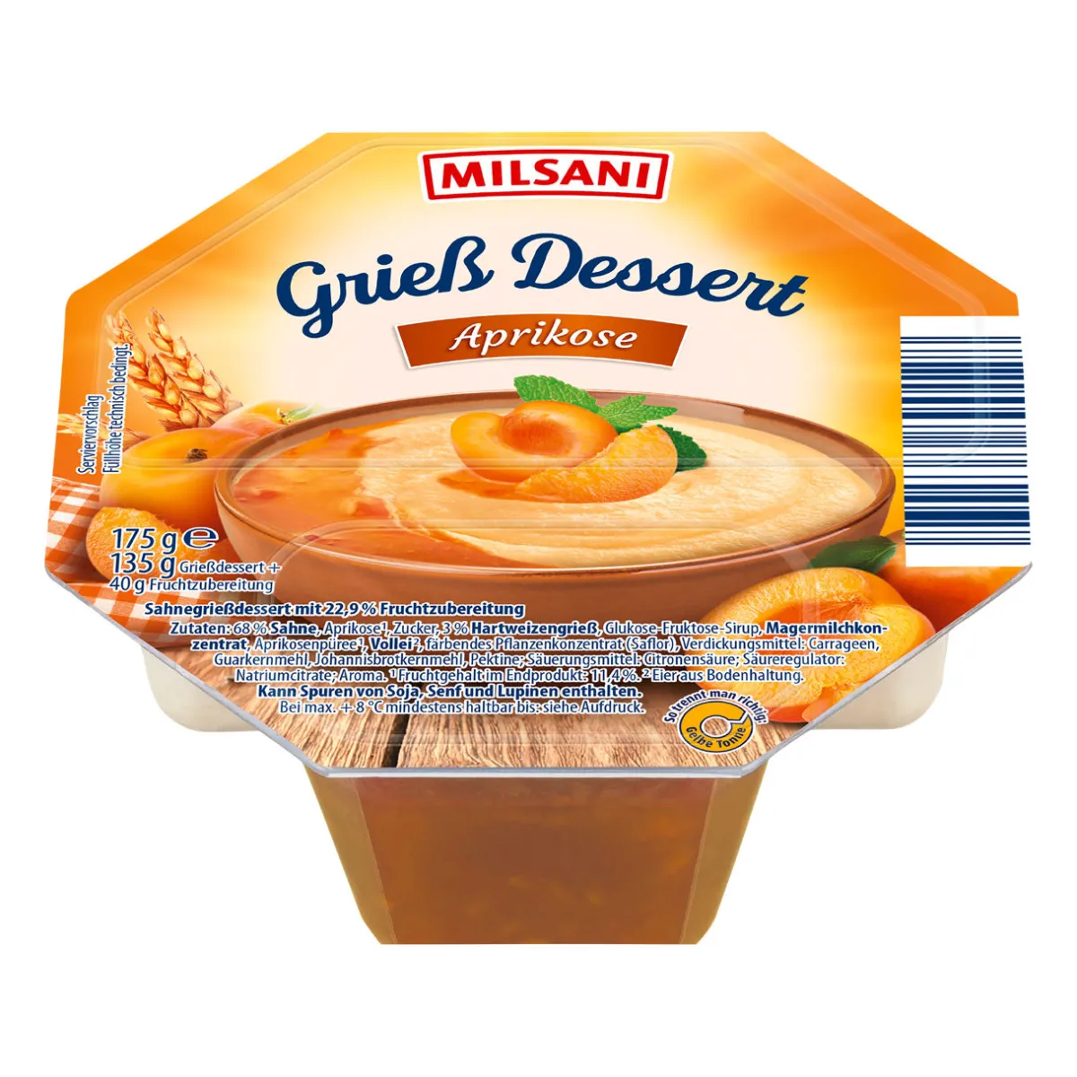 MILSANI Grieß Dessert- Desserts & Süßspeisen Bei Aldi Nord.