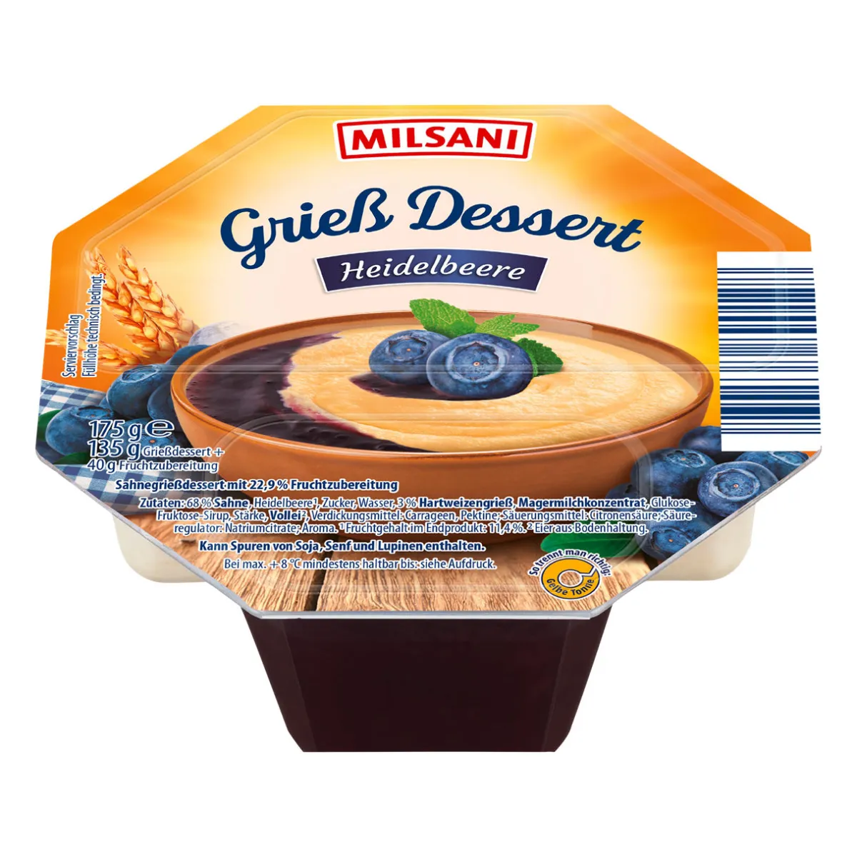 MILSANI Grieß Dessert- Desserts & Süßspeisen Bei Aldi Nord.