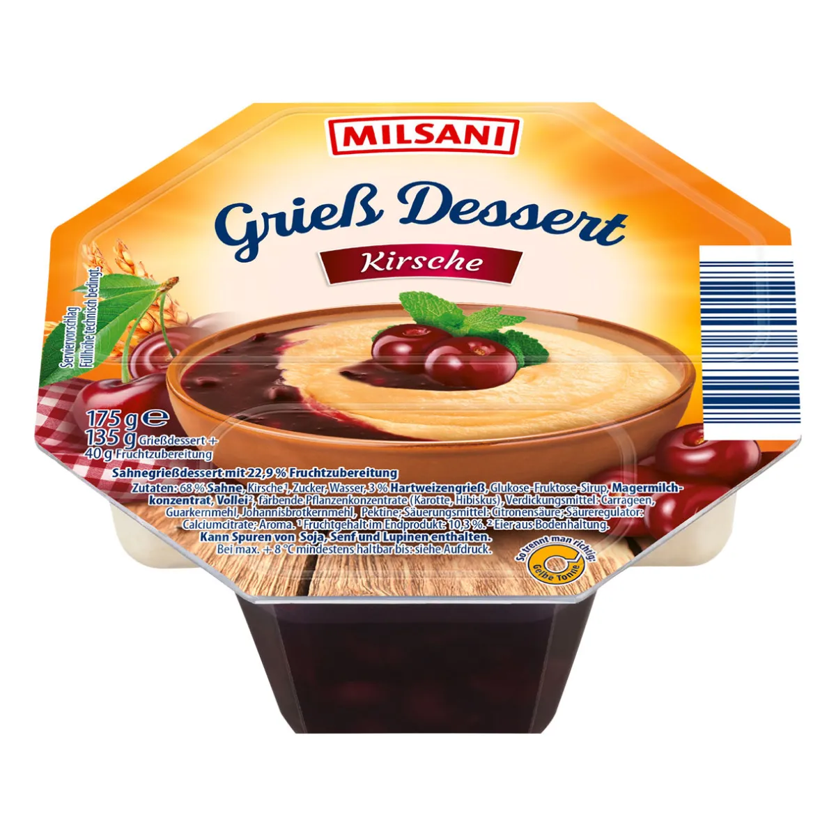 MILSANI Grieß Dessert- Desserts & Süßspeisen Bei Aldi Nord.