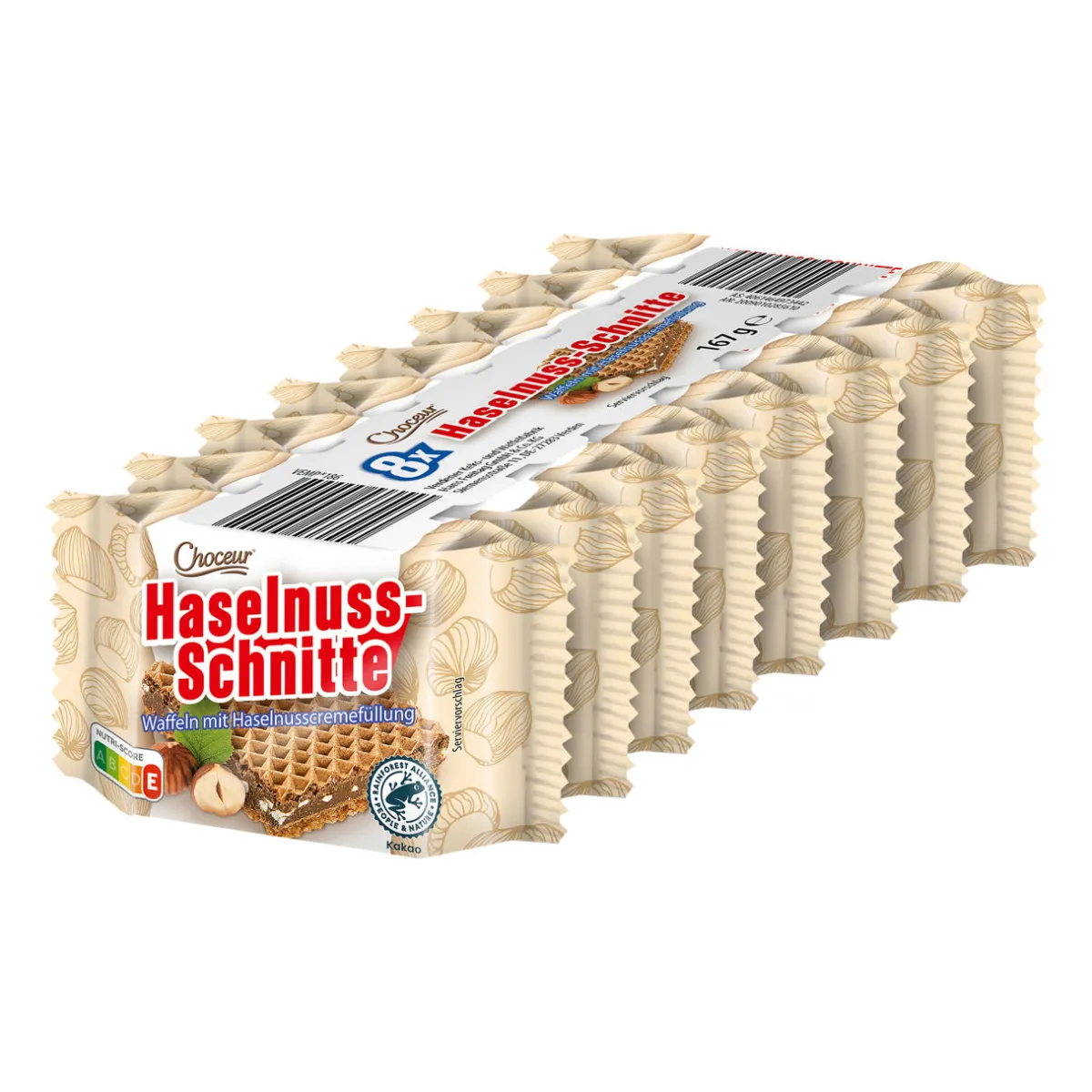 CHOCEUR Haselnussschnitte- Schokoriegel Bei Aldi Nord.