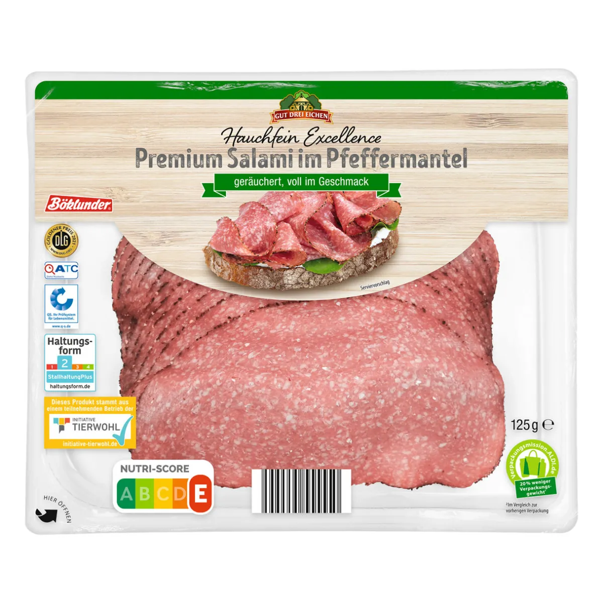 GUT DREI EICHEN Hauchfein Excellence- Wurstaufschnitt & Streichwurst Bei Aldi Nord.