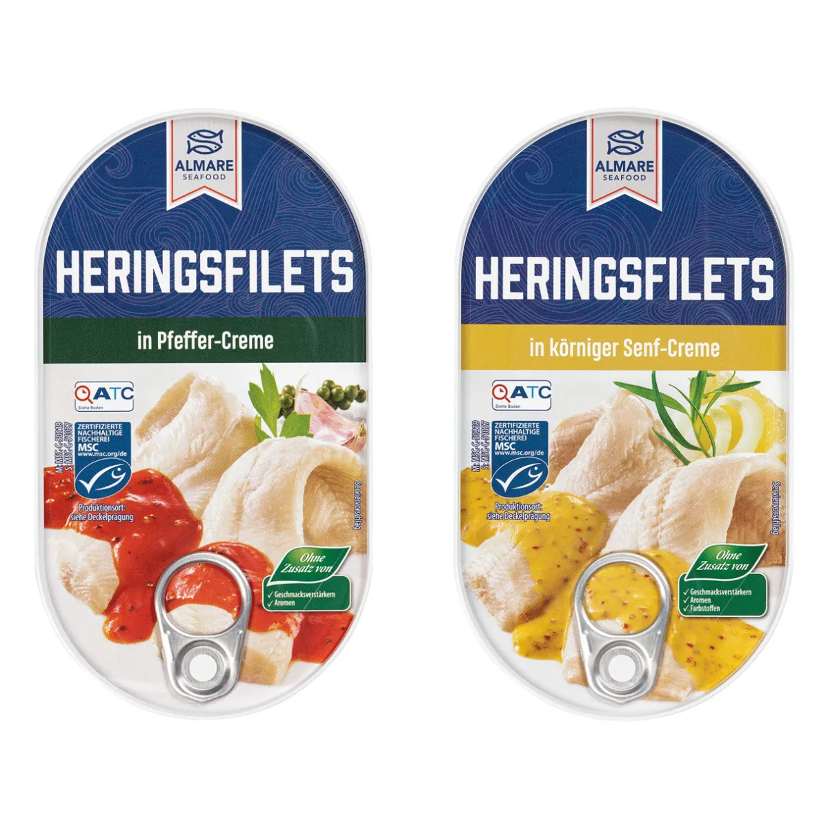 ALMARE Heringsfilets- Dosenfisch & Tiefkühlfisch Bei Aldi Nord
