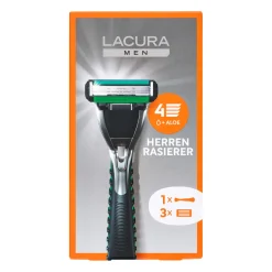 LACURA Herren-Rasierer- Rasierer, Klingen Und Rasierschaum Bei Aldi Nord.