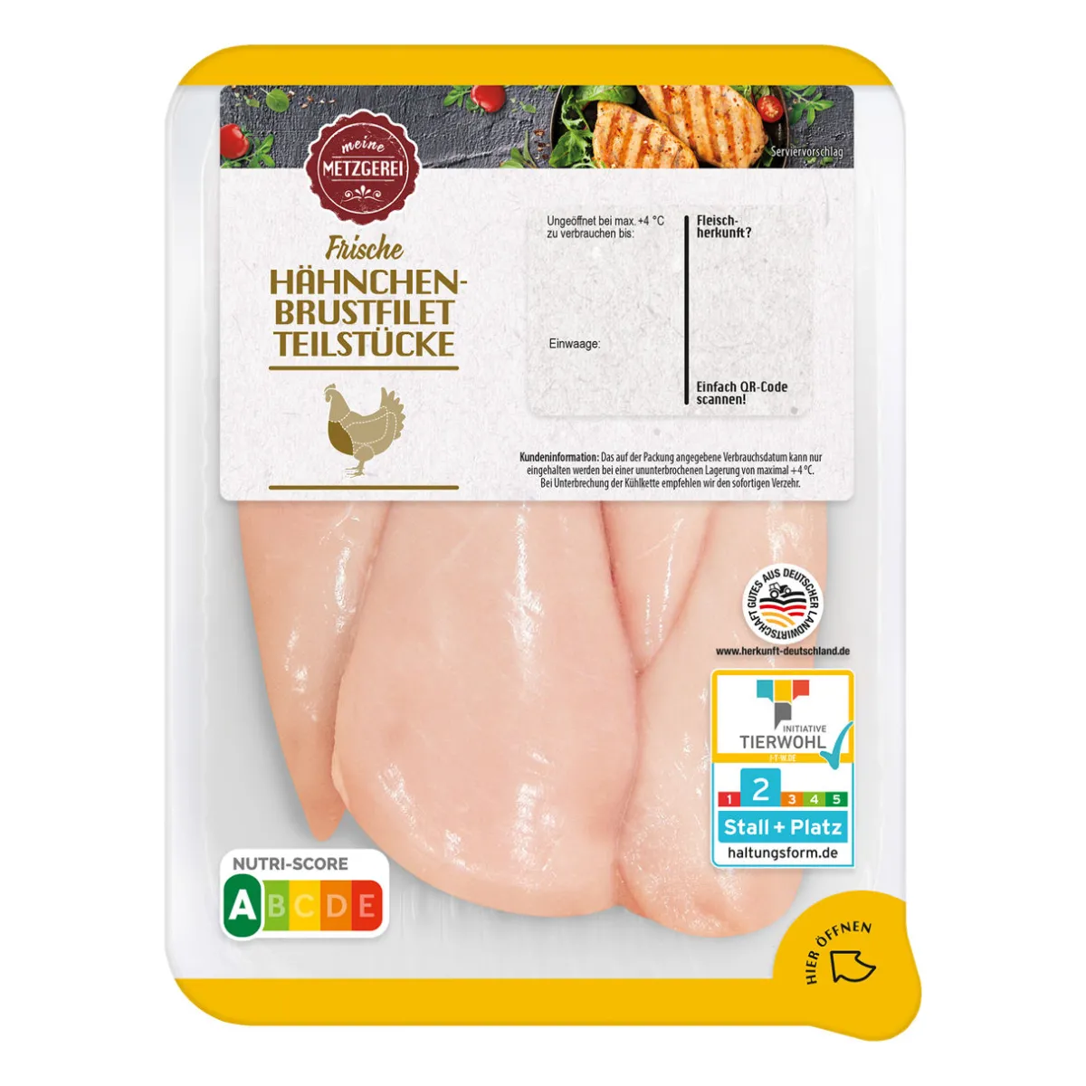 MEINE METZGEREI Hähnchenbrustfilet-Teilstücke- Geflügel Bei Aldi Nord.